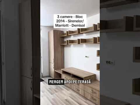 3 camere - Marriott - demisol - bloc nou