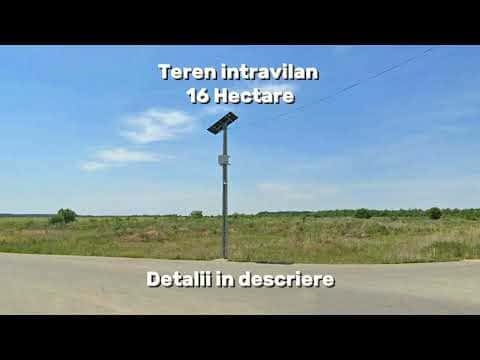 Teren intravilan 16 ha, vecinatate DR4, acces dublu la asfalt